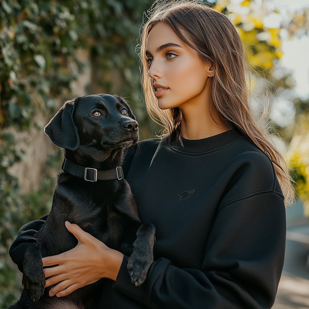 NUGGAL Unisex Pet Hair Resistant Tech Sweatshirt
