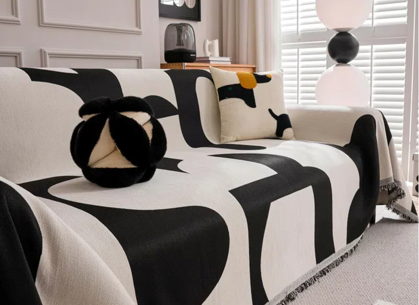 NUGGAL Modern Minimalist Luxury Anti-Scratch Sofa Cover for Pet Family