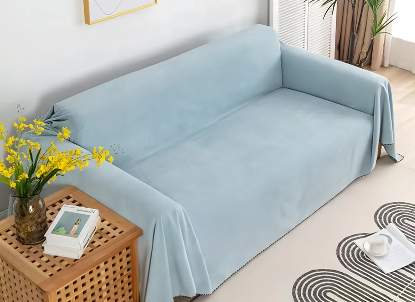 NUGGAL Waterproof & Anti-Scratch Nordic Style Sofa Cover for Pet Family