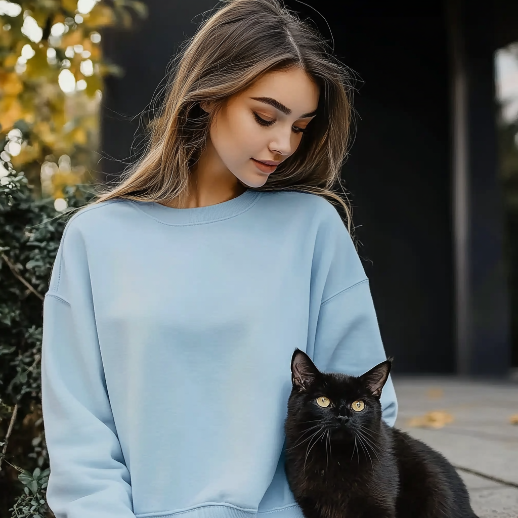 NUGGAL Unisex Pet Hair Resistant Tech Sweatshirt