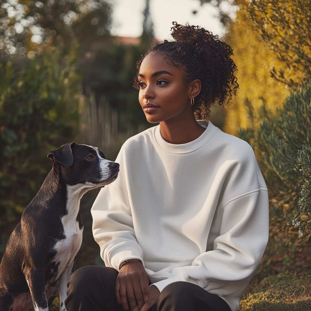 NUGGAL Unisex Pet Hair Resistant Tech Sweatshirt