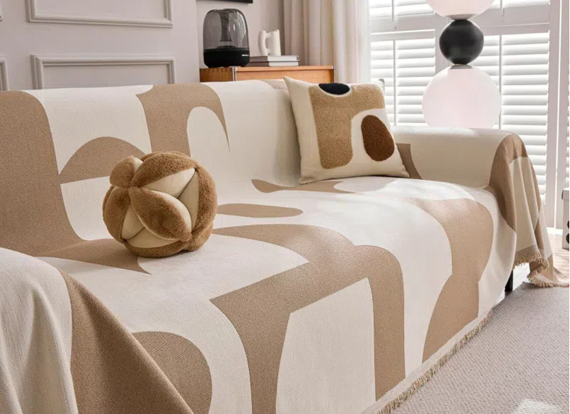 NUGGAL Modern Minimalist Luxury Anti-Scratch Sofa Cover for Pet Family