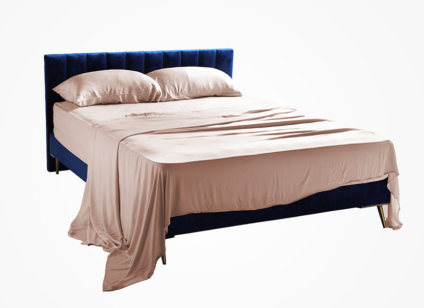 NUGGAL Pet Hair-Resistant Bamboo Sheet Set – Breathable, Sustainable Comfort for Pet Owners