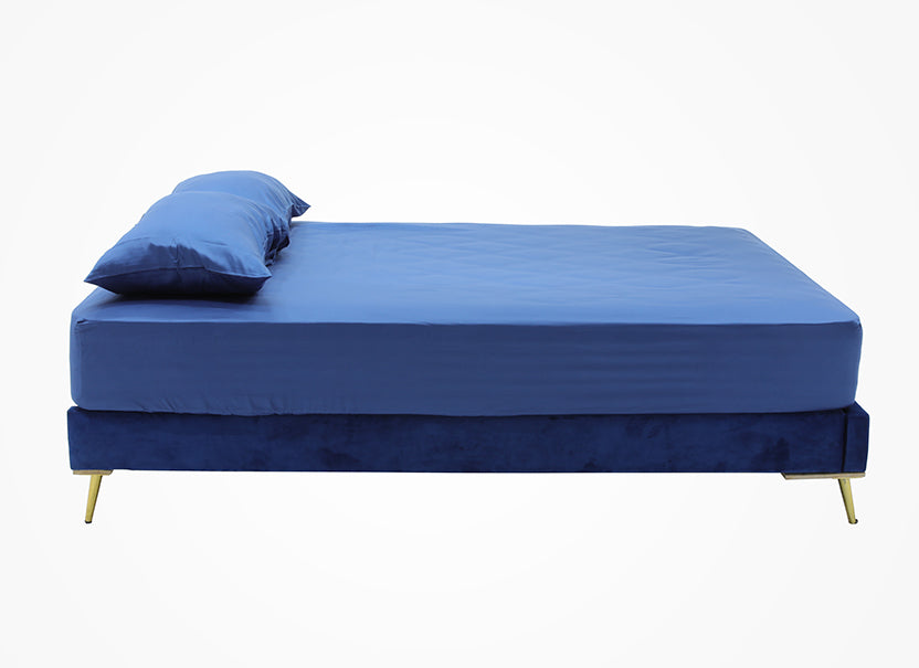 NUGGAL Pet Hair-Resistant Bamboo Fitted Sheet – Soft, Sustainable, and Pet-Friendly Comfort