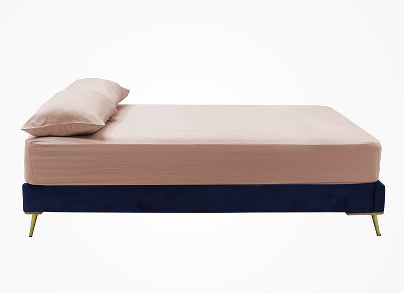 NUGGAL Pet Hair-Resistant Bamboo Fitted Sheet – Soft, Sustainable, and Pet-Friendly Comfort