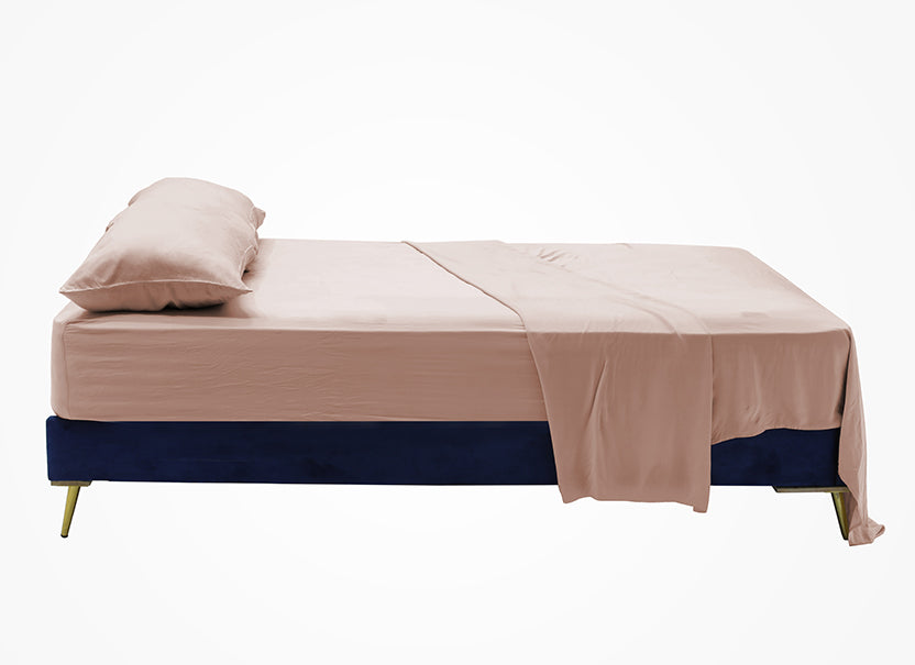 NUGGAL Pet Hair-Resistant Bamboo Flat Sheet – Soft, Sustainable, and Pet-Friendly Comfort
