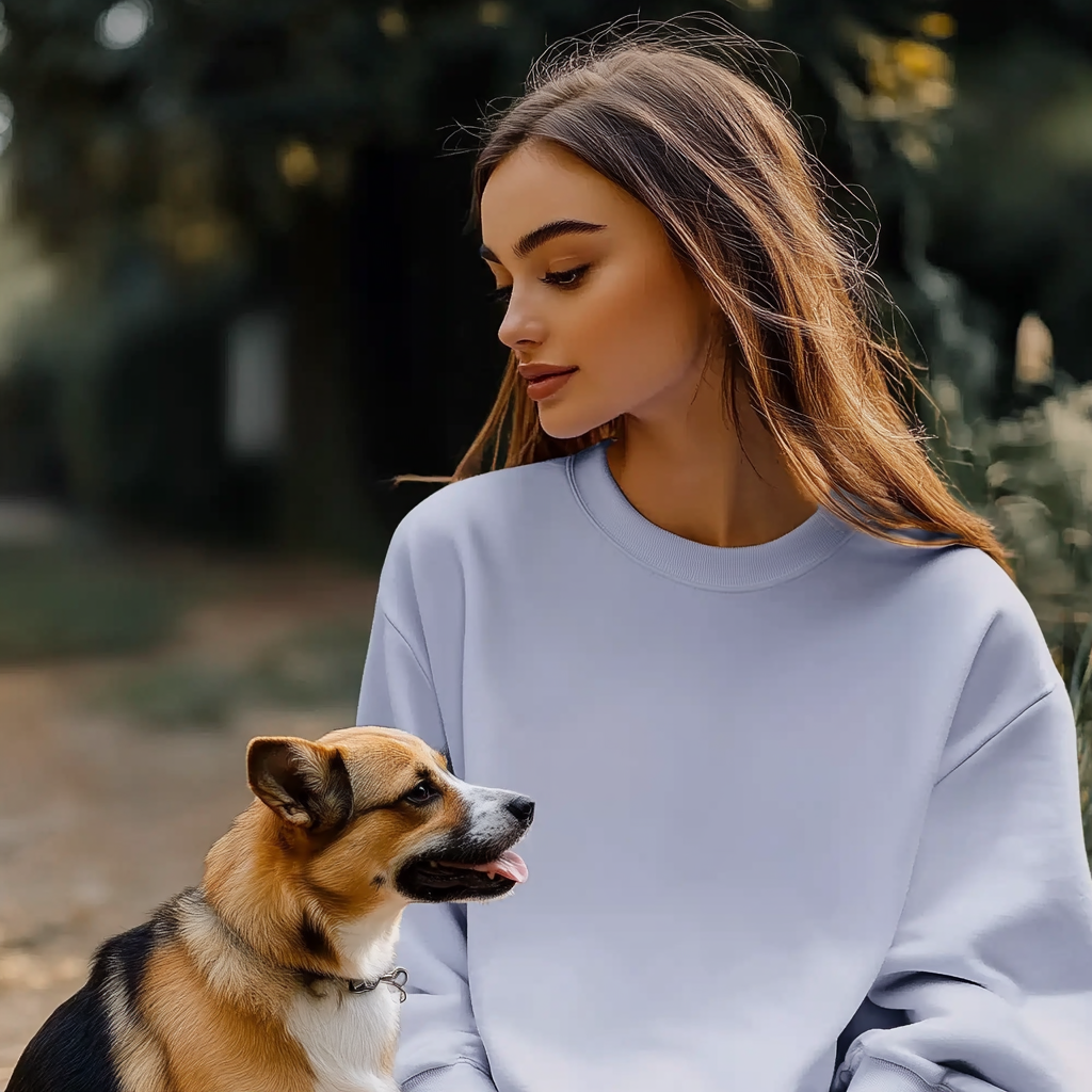 NUGGAL Unisex Pet Hair Resistant Tech Sweatshirt
