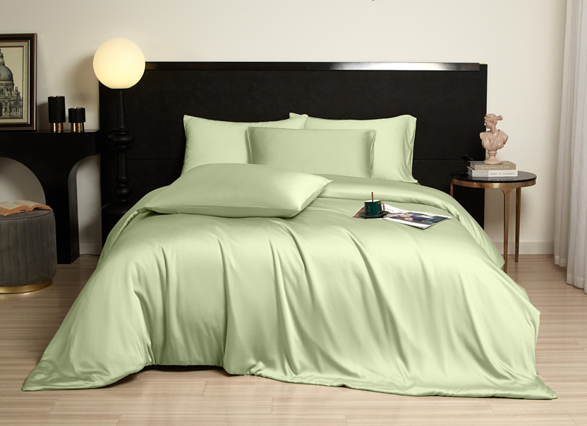 NUGGAL Pet Hair-Resistant Bamboo Full Sheet & Duvet Cover Set – Ultimate Eco-Friendly Comfort for Pet Owners