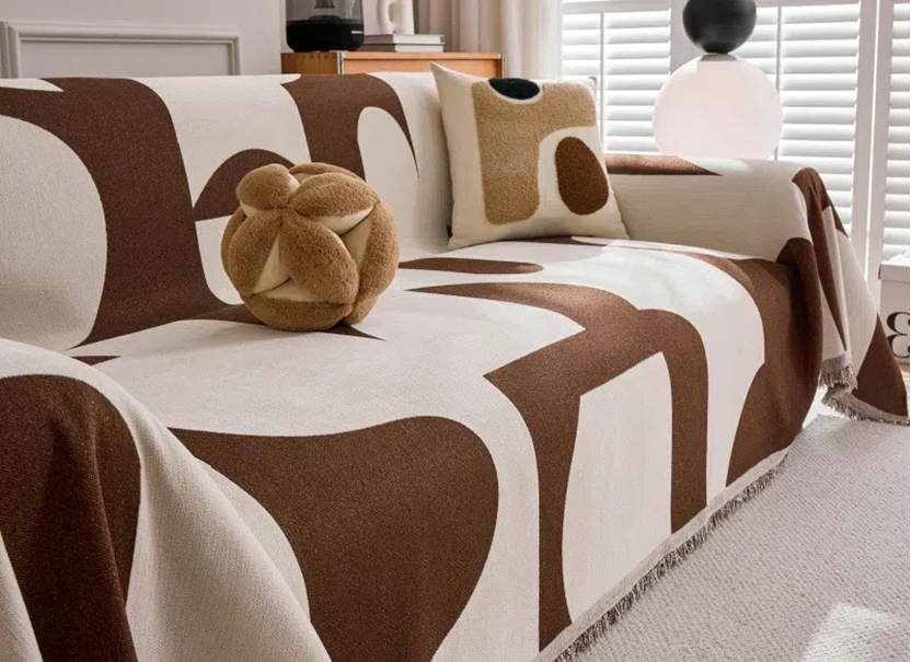 NUGGAL Modern Minimalist Luxury Anti-Scratch Sofa Cover for Pet Family