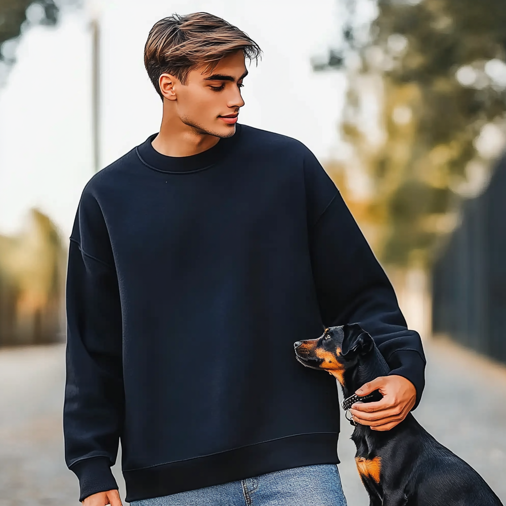 NUGGAL Unisex Pet Hair Resistant Tech Sweatshirt