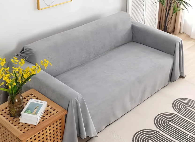 NUGGAL Waterproof & Anti-Scratch Nordic Style Sofa Cover for Pet Family