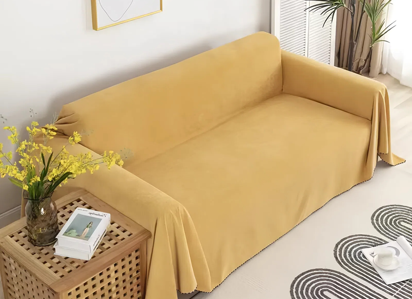 NUGGAL Waterproof & Anti-Scratch Nordic Style Sofa Cover for Pet Family