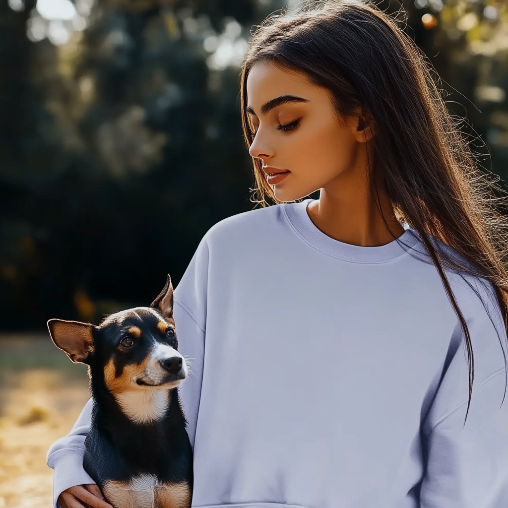 NUGGAL Unisex Pet Hair Resistant Tech Sweatshirt