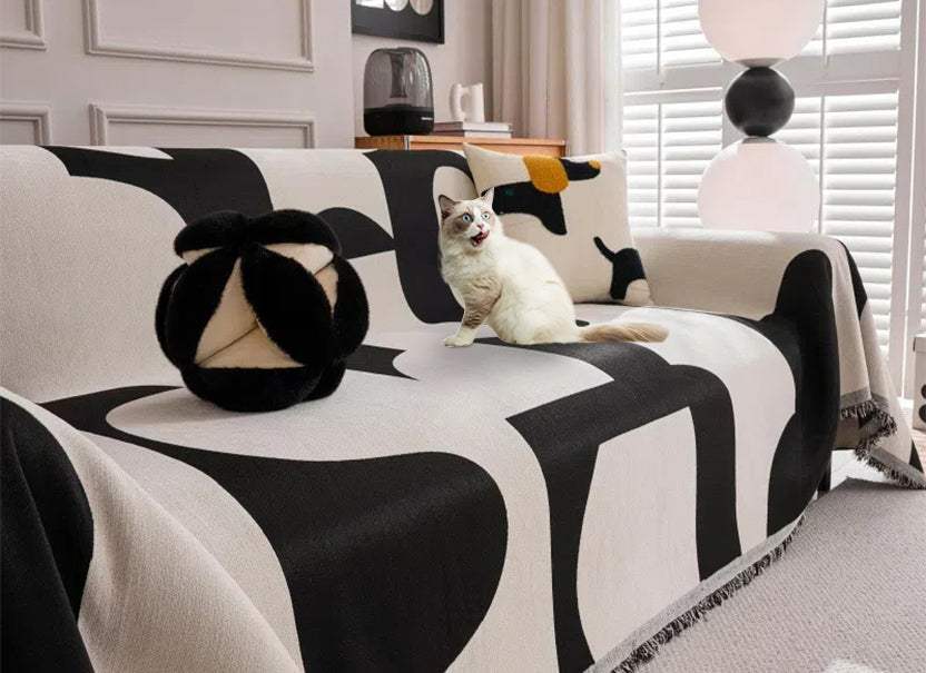NUGGAL Modern Minimalist Luxury Anti-Scratch Sofa Cover for Pet Family