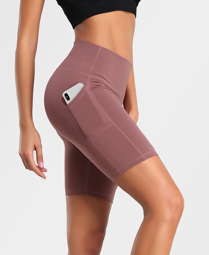 NUGGAL Pet Hair Resistant Tech 5" Shorts with Side Pockets
