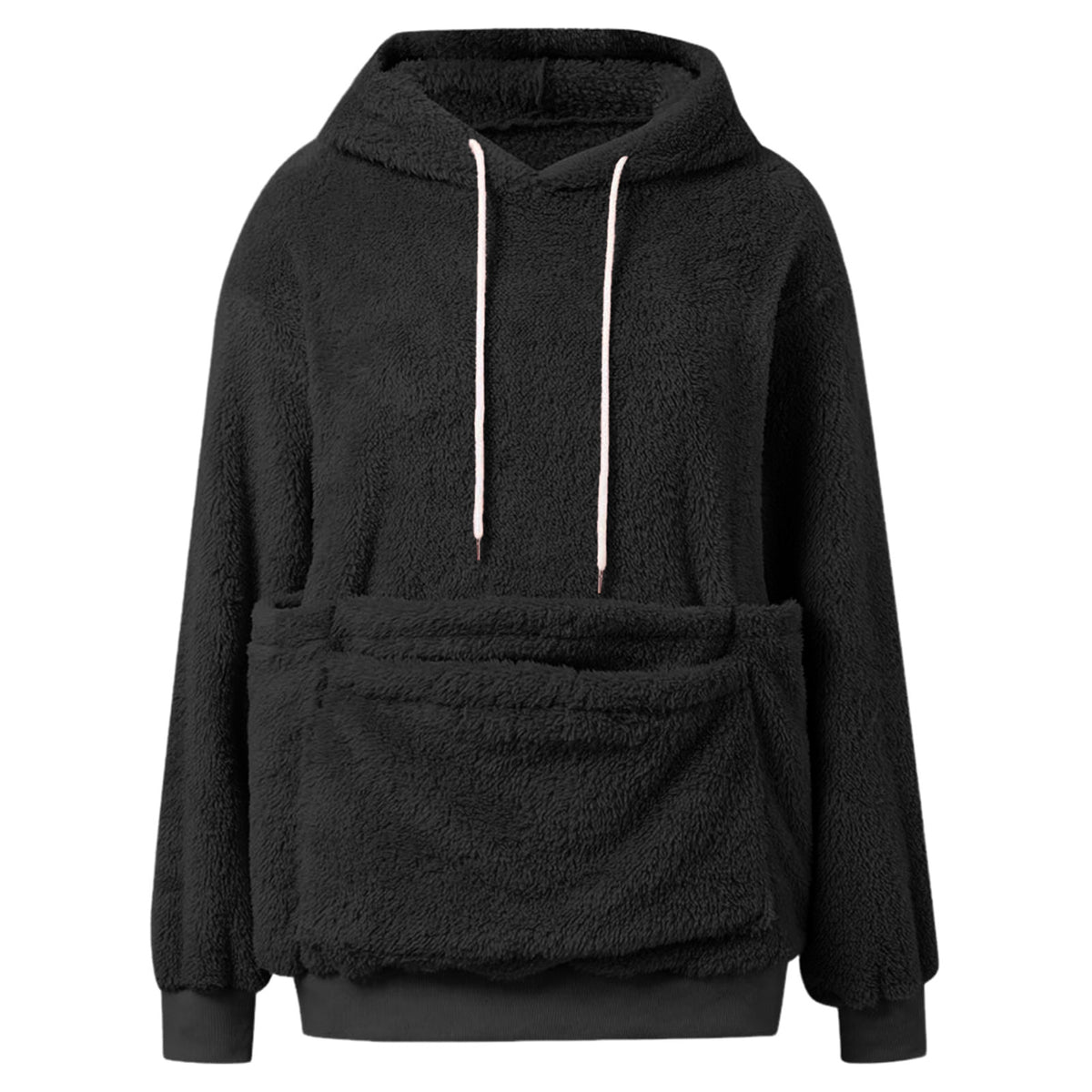 NUGGAL Unisex Kangroo Pet Pocket Fleece Hoodie