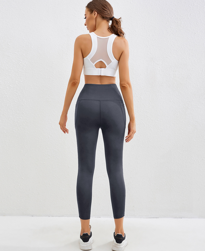 NUGGAL Pet Hair Resistant Body Sculpt Tech Leggings with Side Pocket