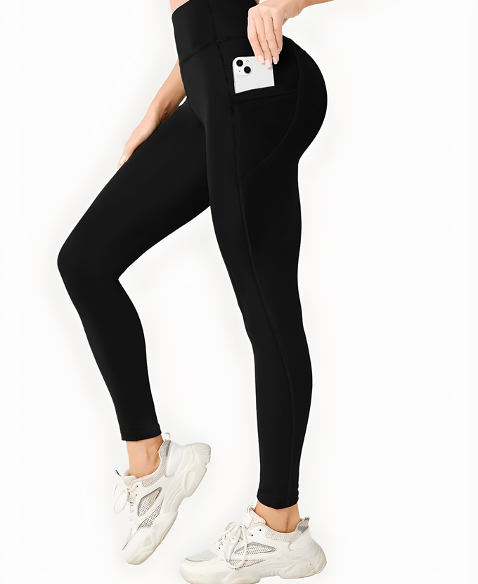 NUGGAL Pet Hair Resistant Body Sculpt Tech Leggings with Side Pocket