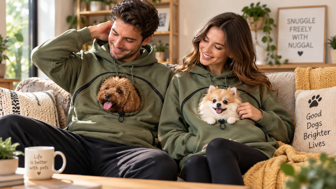 Meet the New NUGGAL Pet Pouch Hoodie: One Hoodie, More Ways to Snuggle 🐾