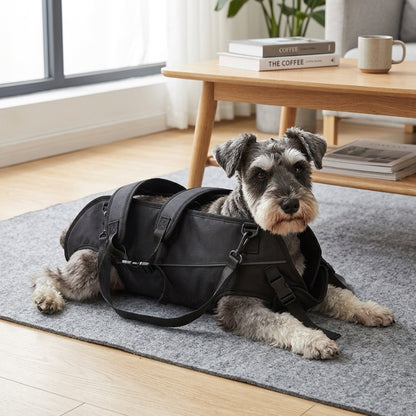 NUGGAL Multi-Functional Airlift Dog Backpack Carrier: Dual-Shoulder Harness & Mobility Aid for Cycling and Outdoors