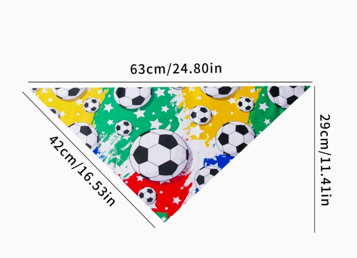 Nuggal Game Day Pet Bandana – Sports Theme Scarf for Cats & Dogs
