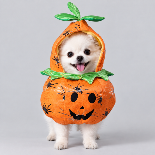 NUGGAL Halloween Pumpkin Pet Costume for Dogs & Cats