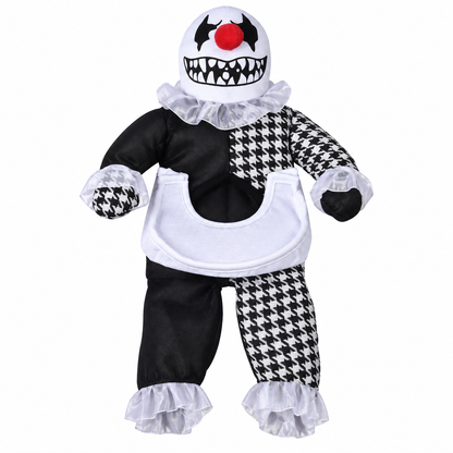 NUGGAL Halloween Scary Clown Pet Costume for Dogs & Cats