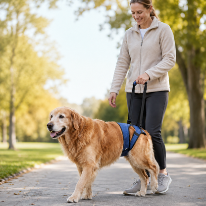 NUGGAL Anti-Slip Dog Hind Leg Lift Harness & Recovery Sling with Corset Design