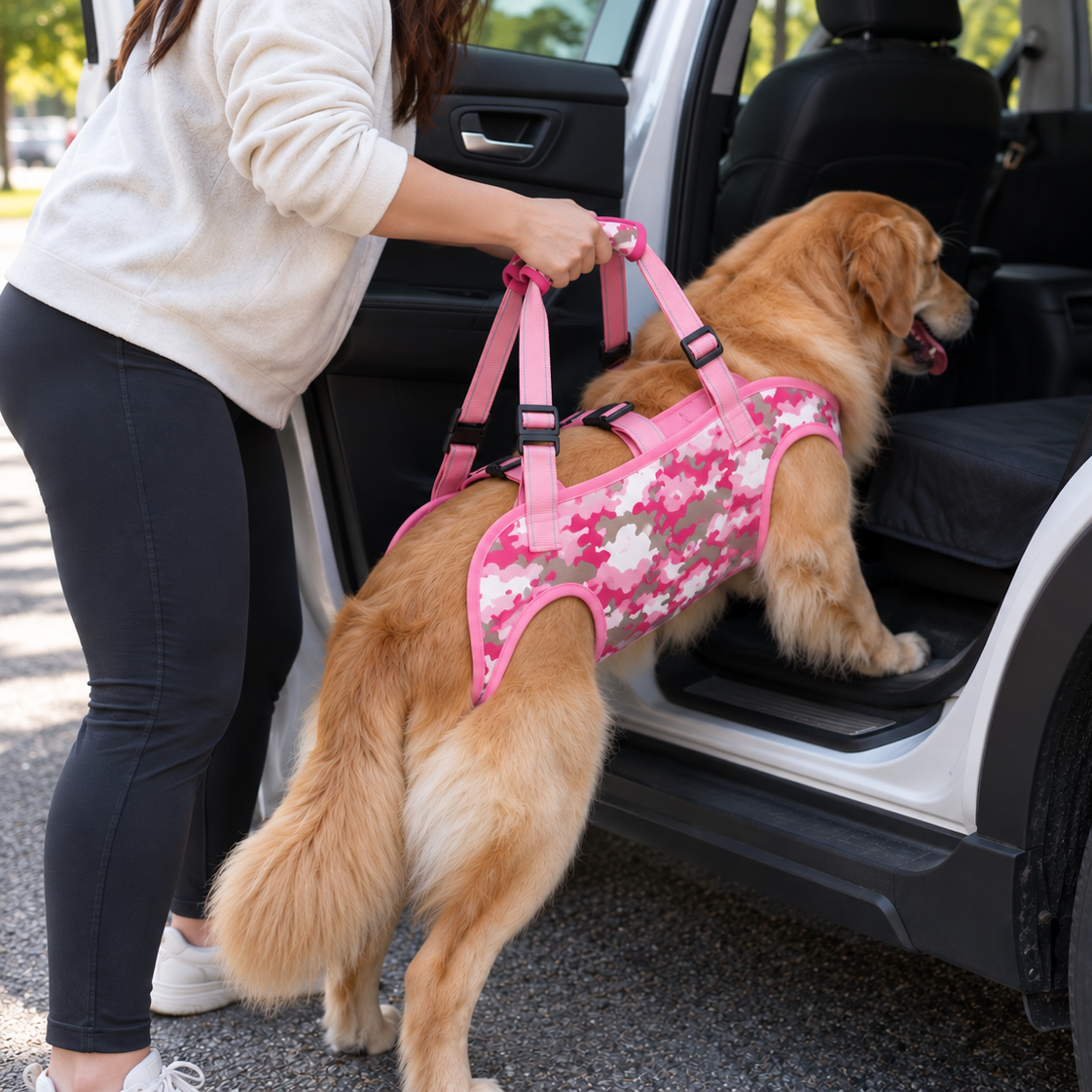 NUGGAL Full-Body Dog Lift Harness & Support Sling for Elderly and Disabled Pets