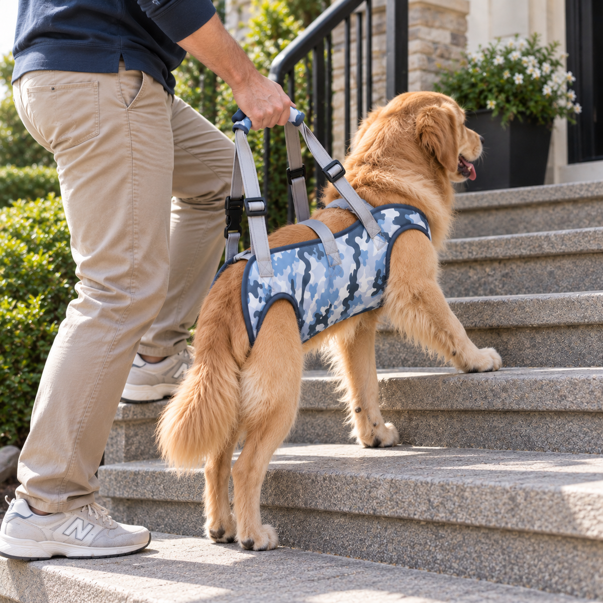 NUGGAL Full-Body Dog Lift Harness & Support Sling for Elderly and Disabled Pets