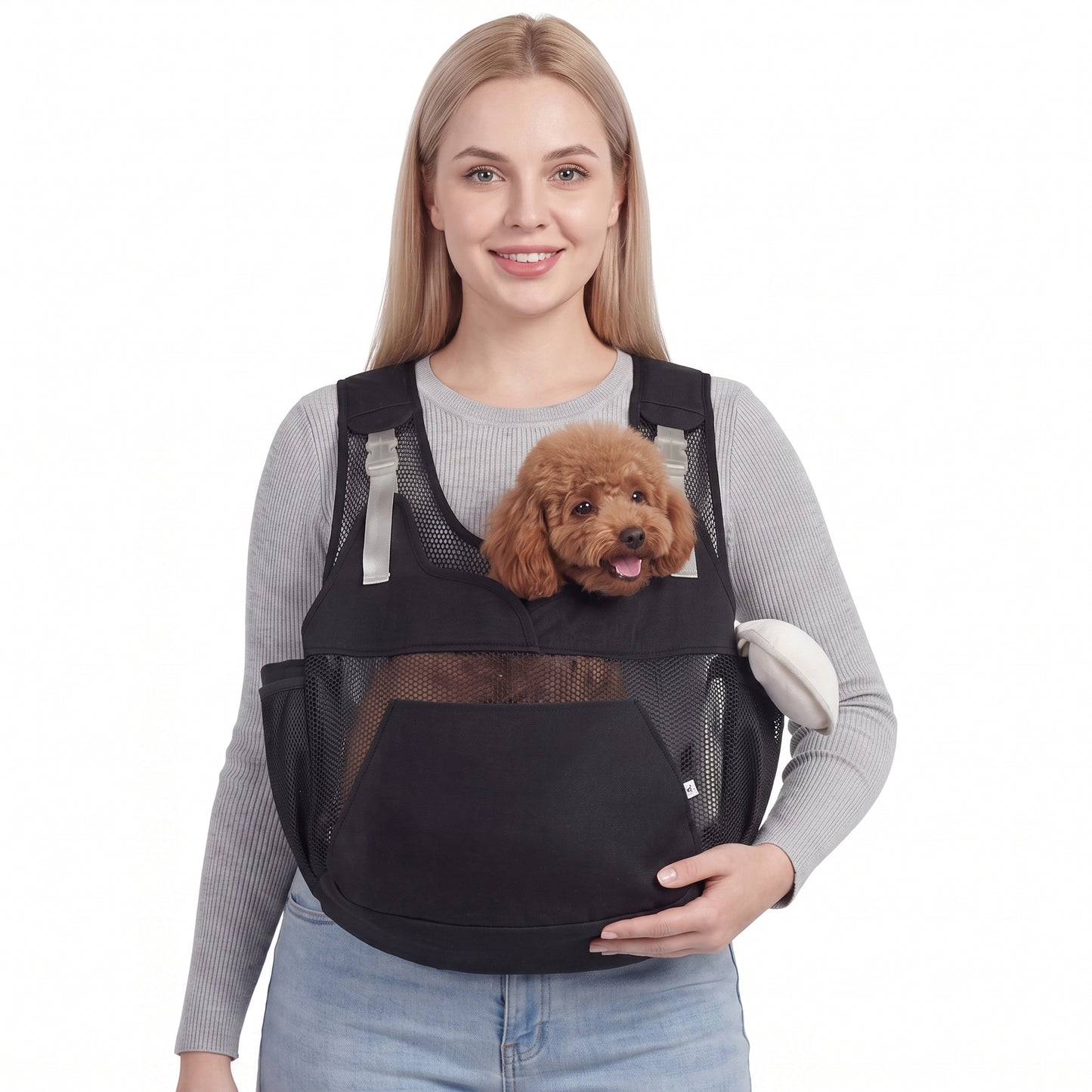 NUGGAL Ergonomic Hands-Free Front Pet Carrier