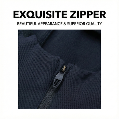 NUGGAL Pet Hair Resistant Tactical Half-Zip Hoodie for Men