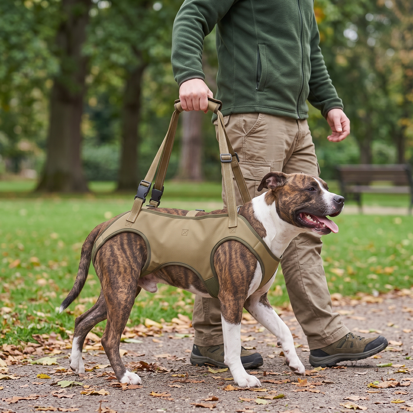 NUGGAL Full-Body Dog Lift Harness & Support Sling for Elderly and Disabled Pets