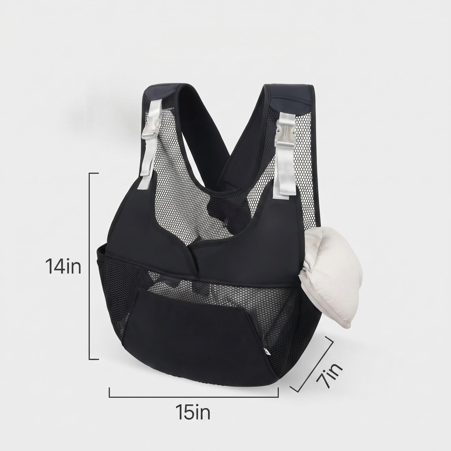 NUGGAL Ergonomic Hands-Free Front Pet Carrier