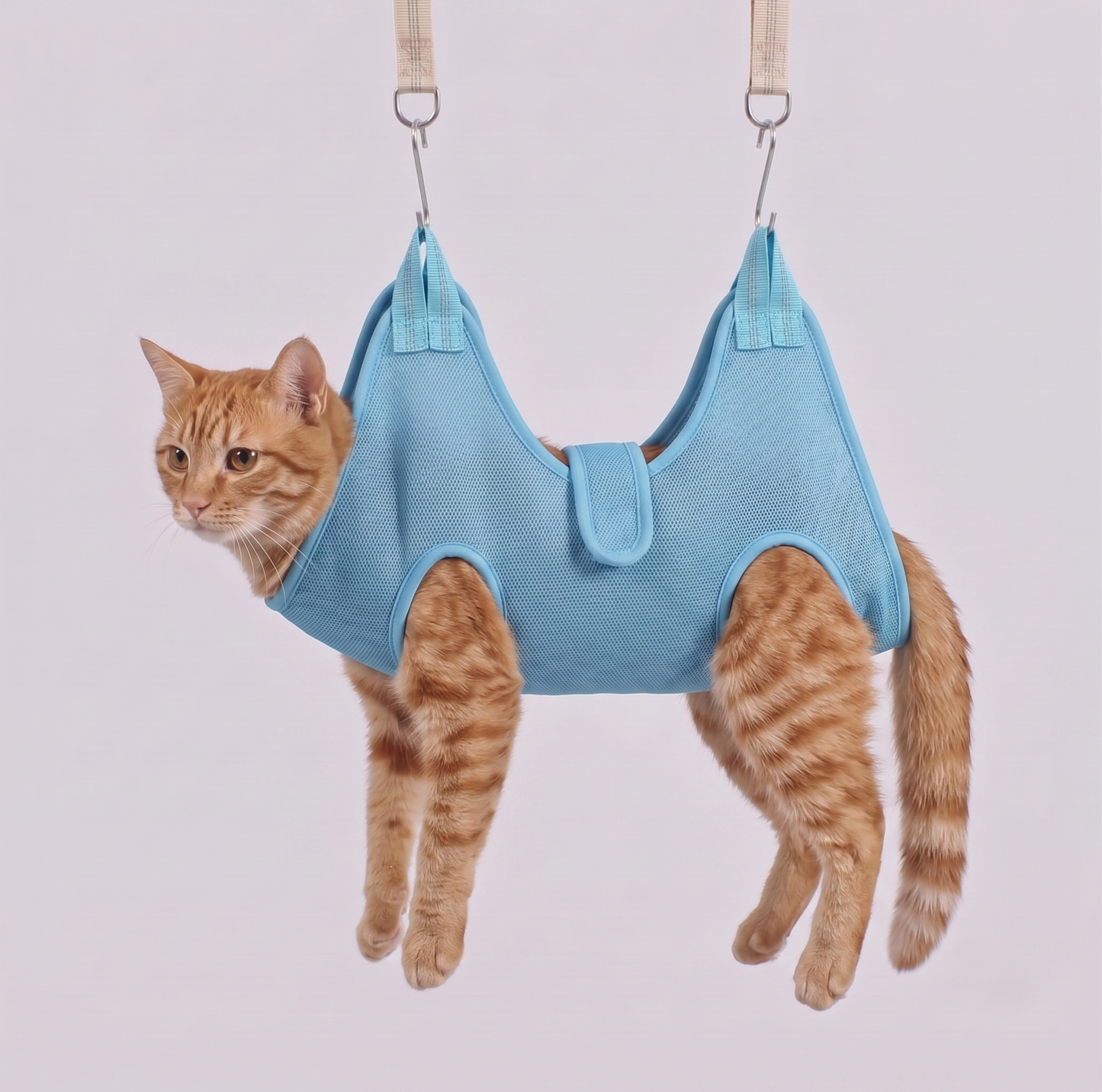 NUGGAL Breathable Pet Grooming Hammock Harness for Restraint & Care