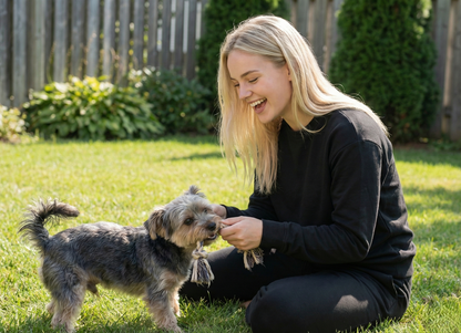 NUGGAL Unisex Pet Hair Resistant Tech T-shirt Long Sleeve Classic Black