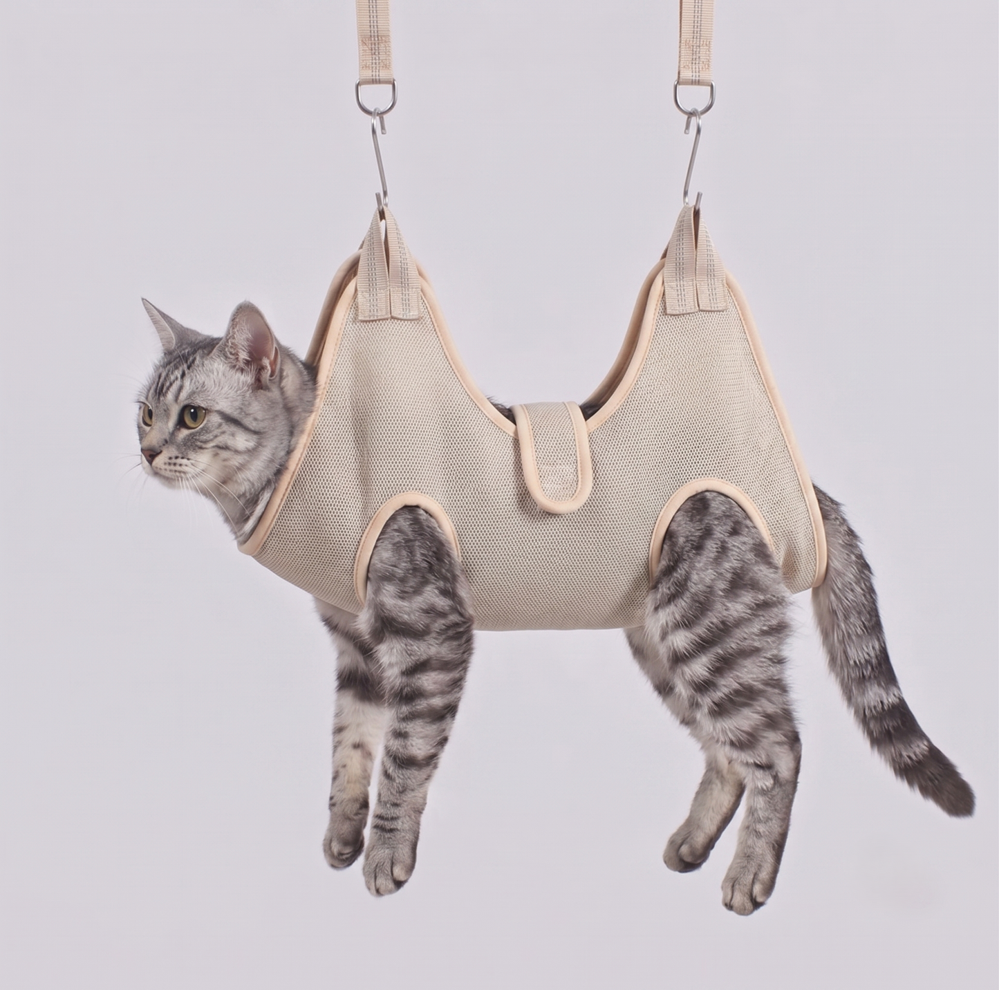 NUGGAL Breathable Pet Grooming Hammock Harness for Restraint & Care