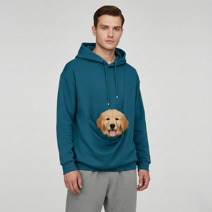 NUGGAL Unisex Pet Hair Resistant Pet Pouch Hoodie