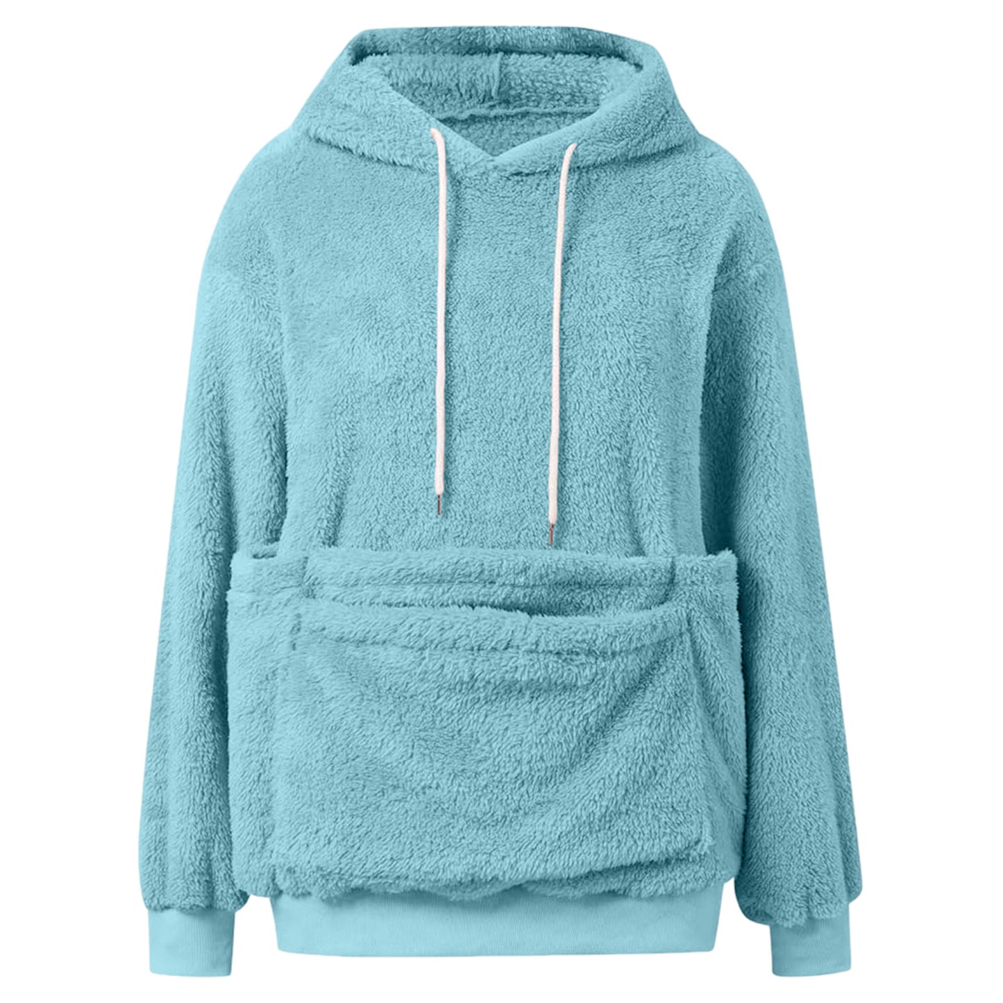 NUGGAL Unisex Kangroo Pet Pocket Fleece Hoodie