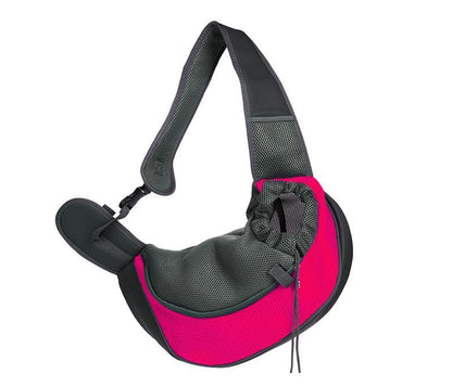 NUGGAL Ergonomic Pet Sling Carrier Breathable Mesh Crossbody Bag