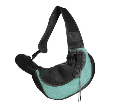 NUGGAL Ergonomic Pet Sling Carrier Breathable Mesh Crossbody Bag