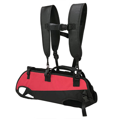 NUGGAL Multi-Functional Airlift Dog Backpack Carrier: Dual-Shoulder Harness & Mobility Aid for Cycling and Outdoors