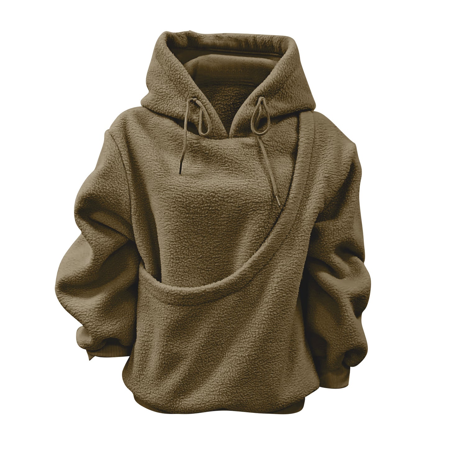 NUGGAL Unisex Oversized Fleece Pet Pouch Hoodie