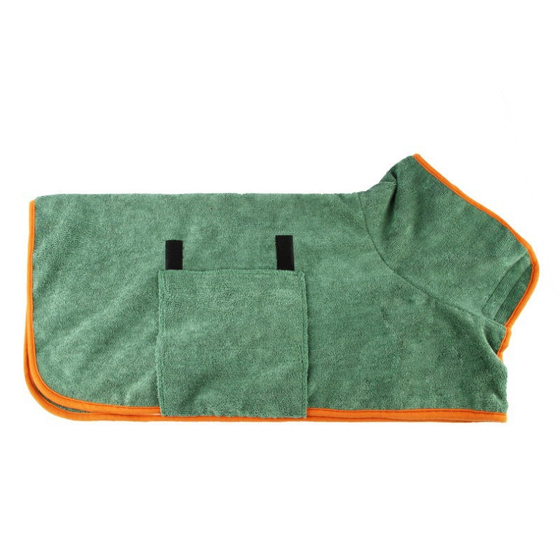 NUGGAL Premium Pet Bathrobe & Towel Coat for Full Mobility