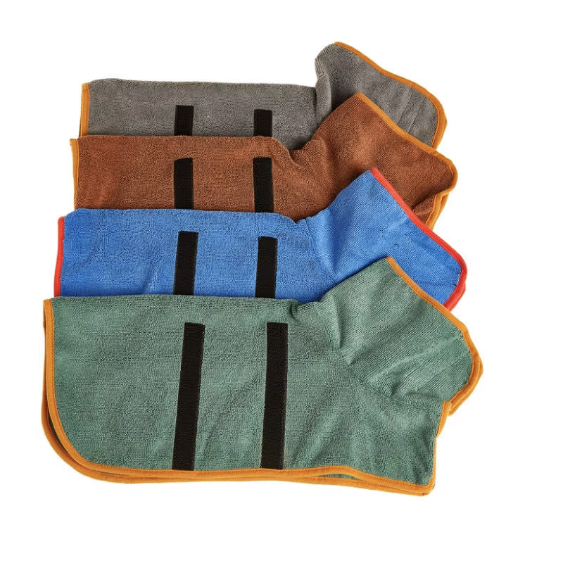 NUGGAL Premium Pet Bathrobe & Towel Coat for Full Mobility