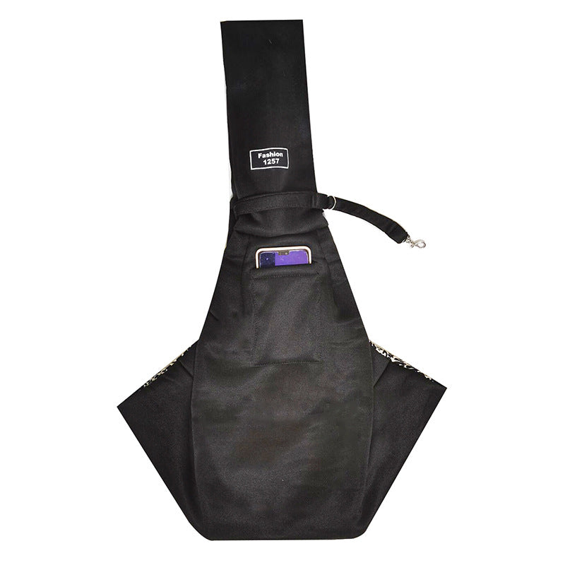 NUGGAL Foldable Crossbody High-Capacity Pet Carrier Bag for Small Dogs & Cats