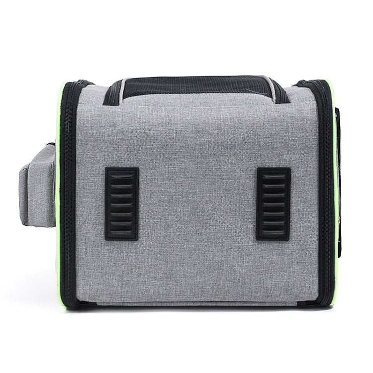 NUGGAL Expandable Pet Carrier Backpack with Breathable Mesh Tent
