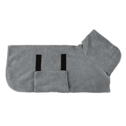 NUGGAL Premium Pet Bathrobe & Towel Coat for Full Mobility