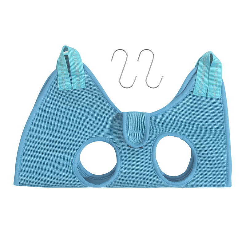NUGGAL Breathable Pet Grooming Hammock Harness for Restraint & Care