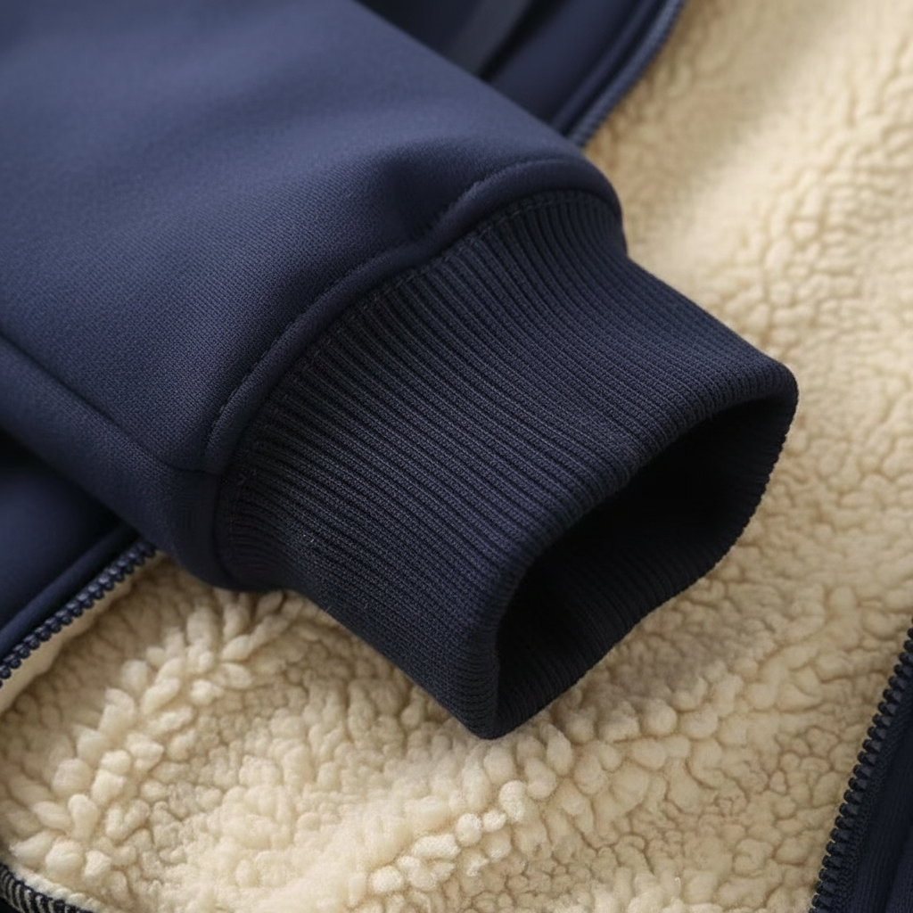 NUGGAL Unisex Oversized Fleece Full Zipper Hoodie